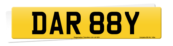 Registration number DAR 88Y